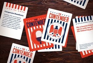 The Contender card game raised over $140,000 via a Kickstarter campaign. 