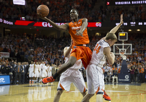 Tyler Roberson and Syracuse face No. 13 Virginia after upsetting then-No. 20 Duke, 64-62. UVA sports its pack-line defense, which will likely give Syracuse trouble offensively.