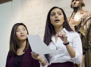 SA President Aysha Seedat and Vice President Jane Hong came up with the idea to create a student director of diversity affairs together. 