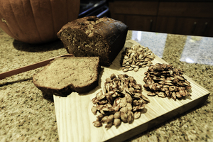 During your annual pumpkin carving session, put the seeds aside to make some fall-inspired snacks. 