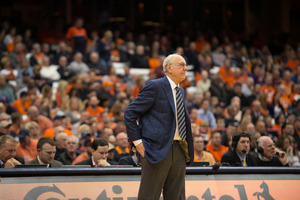 Jim Boeheim pointed out that even though Tyler Roberson made a couple jumpers, his mid-range game isn't as good in practice.