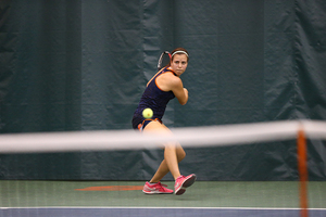 The fans usually have to wait for singles to see Libi Mesh’s flashy sneakers. She has to wait to play in them, too.