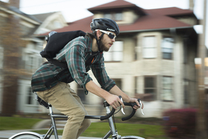 One Sunday a month Cycle in the City hosts a 10-mile ride and a 15- to 20-mile ride. The  10-mile ride is easier while the 15- to 20-mile ride is for people to go farther and faster.