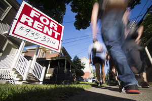 Humor columnist Annabeth Grace Mann addresses the housing frenzy students enter as options for next year become fewer and fewer.