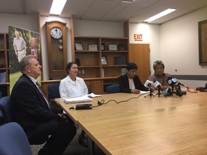 Syracuse University and Onondaga County Health Department officials held a press conference Wednesday to discuss the recent mumps outbreak at SU.