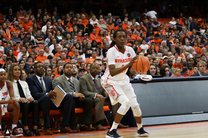 Gabrielle Cooper hit four 3-pointers in the first half on Sunday. 