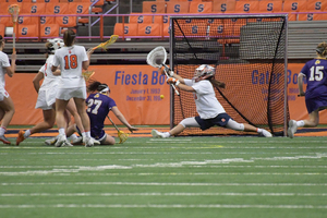 Syracuse allowed just two goals in the first half. 