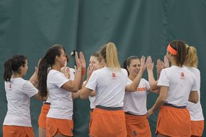 Syracuse, pictured last season against Duke, was led by the Washington State transfer in a season-opening win. 