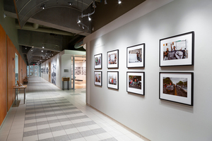 Cjala Surratt, the communications coordinator at Light Work, organized the “In Solidarity: Syracuse Protests” exhibit.