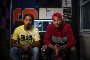 Luis Chalas (left), also known as King Lo,  and Marcell Washington (right) have been making singles over the COVID-19 pandemic together. Chalas plans to release two singles, “Ride 4 Me” and “Love Better,” by the end of the year. 