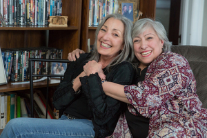 Tere (left) and Rita Paniagua grew up in Puerto Rico but have settled in Syracuse, where they help with local Latino nonprofit organizations.