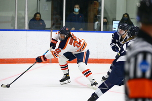 Jessica Digirolamo scored her first goal of the season in Syracuse's 4-3 overtime loss to Penn State.