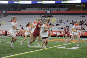 Syracuse beat No. 13 Stanford by three goals on Friday night. 