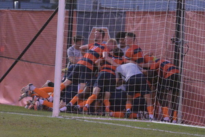 Colin Biros scored the game-winning goal in the 79th minute to defeat Penn State. 
