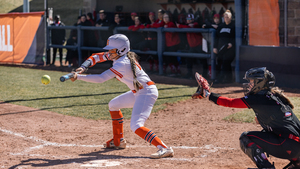 Losing 5-3 and 8-0 to its doubleheader against Louisville, Syracuse accumulated just seven hits with only one going for extra bases