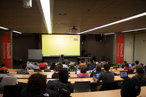 Allen Groves, SU's senior vice president for student experiences, spoke about the Supreme Court case regarding consideration of race in college admissions at SA's Monday meeting. He said SU is working on initiatives to maintain diversity on campus while awaiting the Supreme Court's decision on affirmative action.