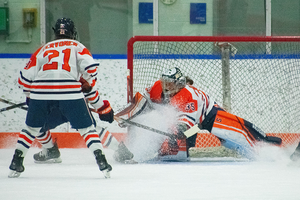 Against St. Lawrence, Syracuse goalie Allie Kelley set the program-record for most saves in a game with 65 and passed 3,000 career saves.