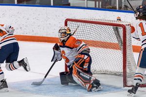 Allie Kelley allowed just one goal across SU's two-game series versus RIT this weekend.