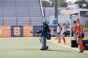 Louise Pert missed her whole junior season with a lower-body injury. Now, starting all five games for the Orange, Pert hasn’t allowed a single goal in four of them, leading SU to two shutouts.