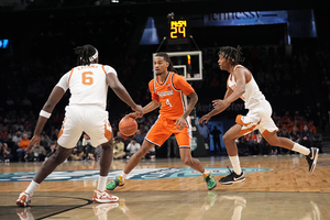 In Syracuse’s 70-66 loss to Texas, it turned to both man-to-man defense and a 2-3 zone, helping it embark on a second-half comeback.