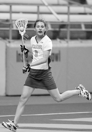 Junior Cristine Doran scored twice for the Orangewomen during their 12-8 win over Cornell at the Carrier Dome.