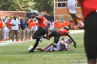 Maryland's defense made four sacks.